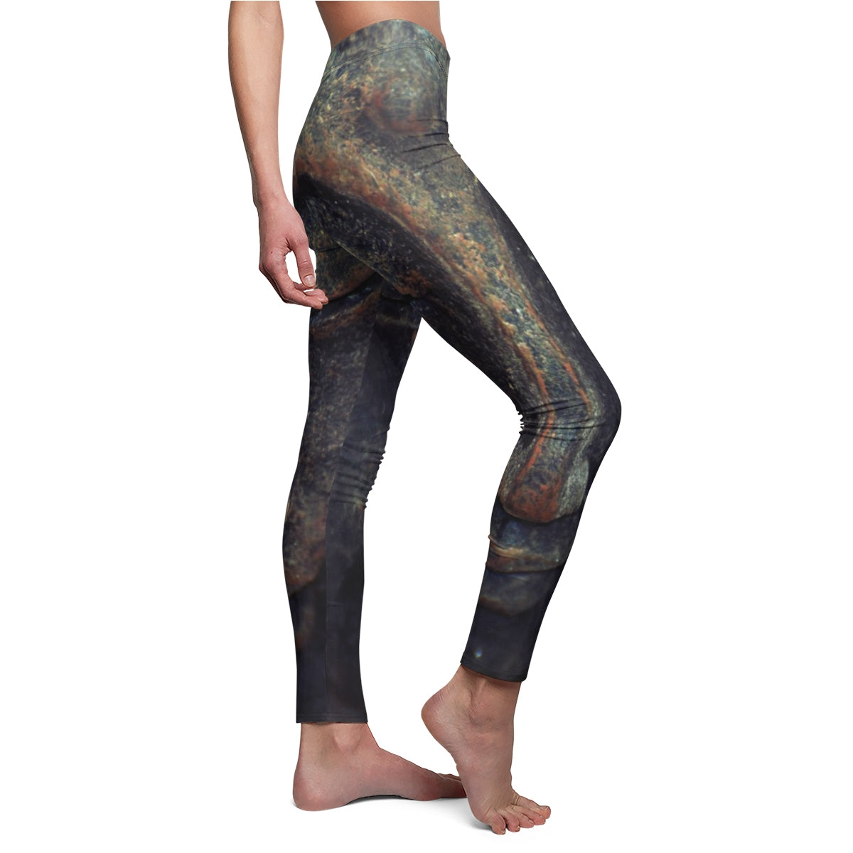 Women's Cut & Sew Casual Leggings - Peahen – Blue Collar United