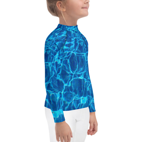 Kids Rash Guard - Blue Water