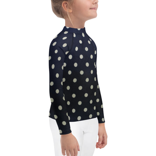 Kids Rash Guard - Blue Dot